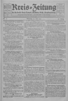 Kreis-Zeitung für d. Kreis Nowy-Tomysl: zugl. Nowy-Tomysler Hopfenzeitung 1931.06.16 Jg.56 Nr71