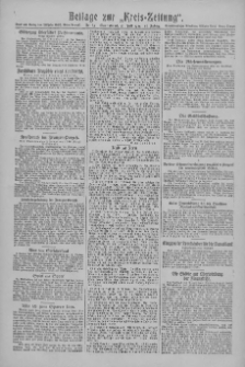 Beilage zur der Kreis-Zeitung für d. Kreis Nowy-Tomysl 1931.07.18 Jg.56 Nr85