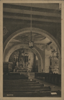 Mosina. Wnętrze kościoła katolickiego.