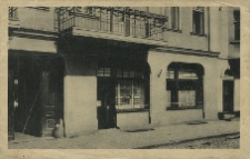 Moschin bei Posen, Warthegau. Konditorei und Kaffee Adolf Haupt.