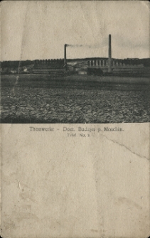 Thonwerke - Dom. Budzyn p. Moschin.
