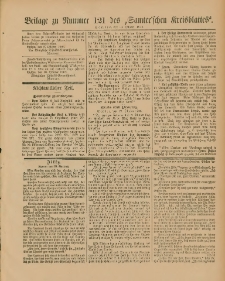 Beilage zu Nr.121 des Samterschen Kreisblattes = Dodatek do Nr.121 dziennika powiatowego Szamotulskiego 1903.10.13 Jg.49