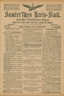 Samtersches Kreis-Blatt = Dziennik Powiatu Szamotulskiego 1903.10.29 Jg.49 Nr128