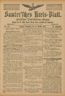 Samtersches Kreis-Blatt = Dziennik Powiatu Szamotulskiego 1903.10.31 Jg.49 Nr129