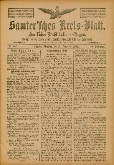 Samtersches Kreis-Blatt = Dziennik Powiatu Szamotulskiego 1903.12.15 Jg.49 Nr147