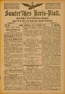 Samtersches Kreis-Blatt = Dziennik Powiatu Szamotulskiego 1903.12.17 Jg.49 Nr148