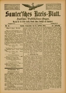 Samtersches Kreis-Blatt = Dziennik Powiatu Szamotulskiego 1904.02.13 Jg.50 Nr18
