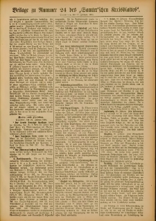 Beilage zu Nummer 24 des Samterschen Kreisblattes = Dodatek do Nr.24 dziennika powiatowego Szamotulskiego 1904.02.27 Jg.50