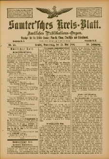 Samtersches Kreis-Blatt = Dziennik Powiatu Szamotulskiego 1904.05.12 Jg.50 Nr55