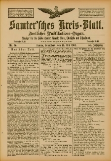 Samtersches Kreis-Blatt = Dziennik Powiatu Szamotulskiego 1904.05.14 Jg.50 Nr56