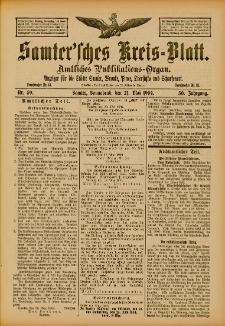 Samtersches Kreis-Blatt = Dziennik Powiatu Szamotulskiego 1904.05.21 Jg.50 Nr59