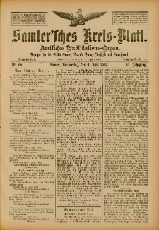 Samtersches Kreis-Blatt = Dziennik Powiatu Szamotulskiego 1904.06.09 Jg.50 Nr66