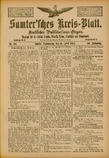 Samtersches Kreis-Blatt = Dziennik Powiatu Szamotulskiego 1904.06.16 Jg.50 Nr69