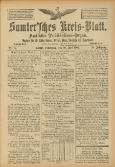 Samtersches Kreis-Blatt = Dziennik Powiatu Szamotulskiego 1904.06.30 Jg.50 Nr75
