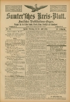 Samtersches Kreis-Blatt = Dziennik Powiatu Szamotulskiego 1904.07.12 Jg.50 Nr80