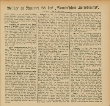Beilage zu Nummer 88 des Samterschen Kreisblattes = Dodatek do Nr.88 dziennika powiatowego Szamotulskiego 1904.07.30 Jg.50