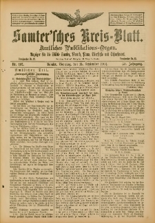 Samtersches Kreis-Blatt = Dziennik Powiatu Szamotulskiego 1904.09.13 Jg.50 Nr107