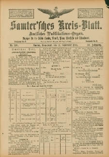 Samtersches Kreis-Blatt = Dziennik Powiatu Szamotulskiego 1904.09.17 Jg.50 Nr109