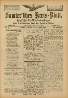 Samtersches Kreis-Blatt = Dziennik Powiatu Szamotulskiego 1904.10.01 Jg.50 Nr115