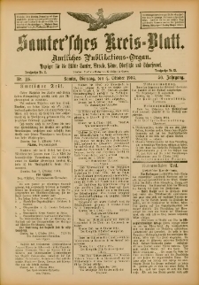 Samtersches Kreis-Blatt = Dziennik Powiatu Szamotulskiego 1904.10.04 Jg.50 Nr116
