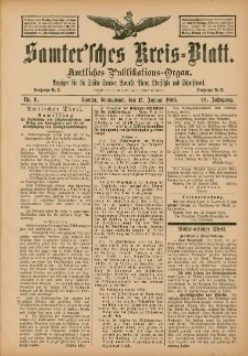 Samtersches Kreis-Blatt = Dziennik Powiatu Szamotulskiego 1903.01.17 Jg.49 Nr8