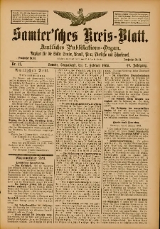 Samtersches Kreis-Blatt = Dziennik Powiatu Szamotulskiego 1903.02.07 Jg.49 Nr17
