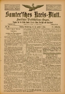 Samtersches Kreis-Blatt = Dziennik Powiatu Szamotulskiego 1903.02.12 Jg.49 Nr19