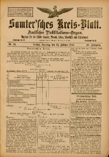 Samtersches Kreis-Blatt = Dziennik Powiatu Szamotulskiego 1903.02.24 Jg.49 Nr24