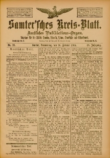 Samtersches Kreis-Blatt = Dziennik Powiatu Szamotulskiego 1903.02.26 Jg.49 Nr25