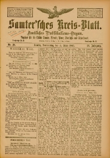 Samtersches Kreis-Blatt = Dziennik Powiatu Szamotulskiego 1903.03.05 Jg.49 Nr28
