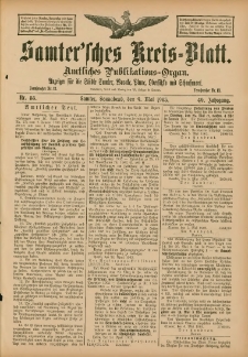 Samtersches Kreis-Blatt = Dziennik Powiatu Szamotulskiego 1903.05.09 Jg.49 Nr55