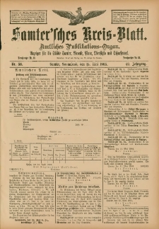 Samtersches Kreis-Blatt = Dziennik Powiatu Szamotulskiego 1903.05.16 Jg.49 Nr58