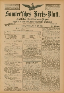 Samtersches Kreis-Blatt = Dziennik Powiatu Szamotulskiego 1903.07.07 Jg.49 Nr79