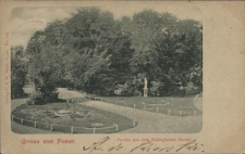 Gruss aus Posen. Parthie aus dem Zoologischen Garten.