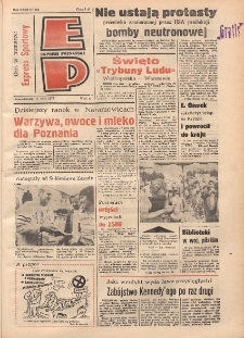 Express Poznański 1977.08.15 Nr182 zawiera Express Sportowy (nr 218)