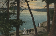 Ludwigsh&ouml;he - Moschin. Abendstimmung am Gorkasee.