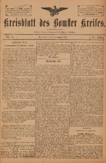 Kreisblatt des Bomster Kreises 1905.01.10 Nr3