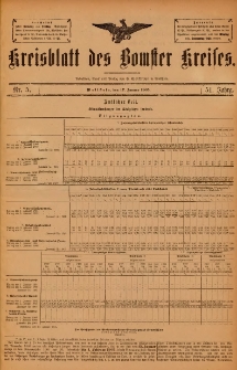 Kreisblatt des Bomster Kreises 1905.01.17 Nr5