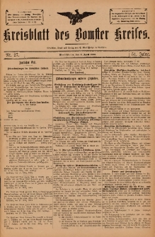 Kreisblatt des Bomster Kreises 1905.04.04 Nr27