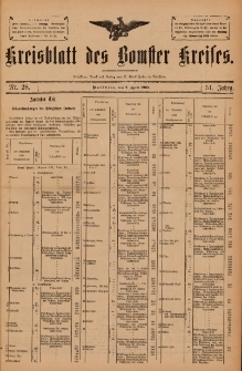 Kreisblatt des Bomster Kreises 1905.04.07 Nr28