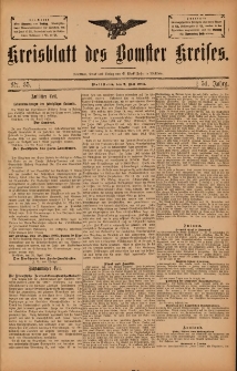 Kreisblatt des Bomster Kreises 1905.05.02 Nr35