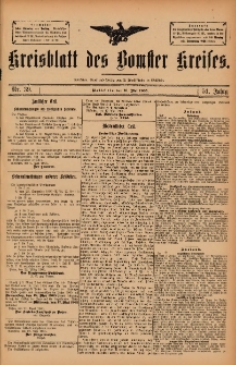 Kreisblatt des Bomster Kreises 1905.05.16 Nr39