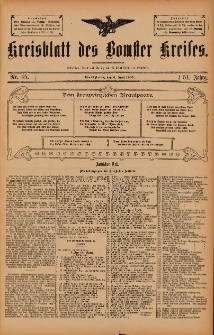 Kreisblatt des Bomster Kreises 1905.06.06 Nr45
