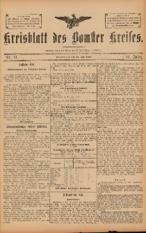 Kreisblatt des Bomster Kreises 1905.06.27 Nr51