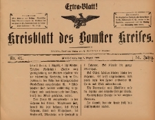 Kreisblatt des Bomster Kreises: Extra-Blatt 1905.08.01 Nr61