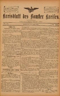 Kreisblatt des Bomster Kreises 1905.08.11 Nr64