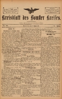 Kreisblatt des Bomster Kreises 1905.08.29 Nr69