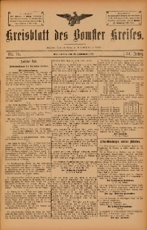 Kreisblatt des Bomster Kreises 1905.09.19 Nr75