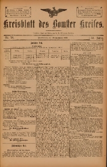 Kreisblatt des Bomster Kreises 1905.09.22 Nr76