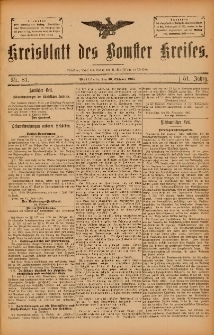 Kreisblatt des Bomster Kreises 1905.10.10 Nr81